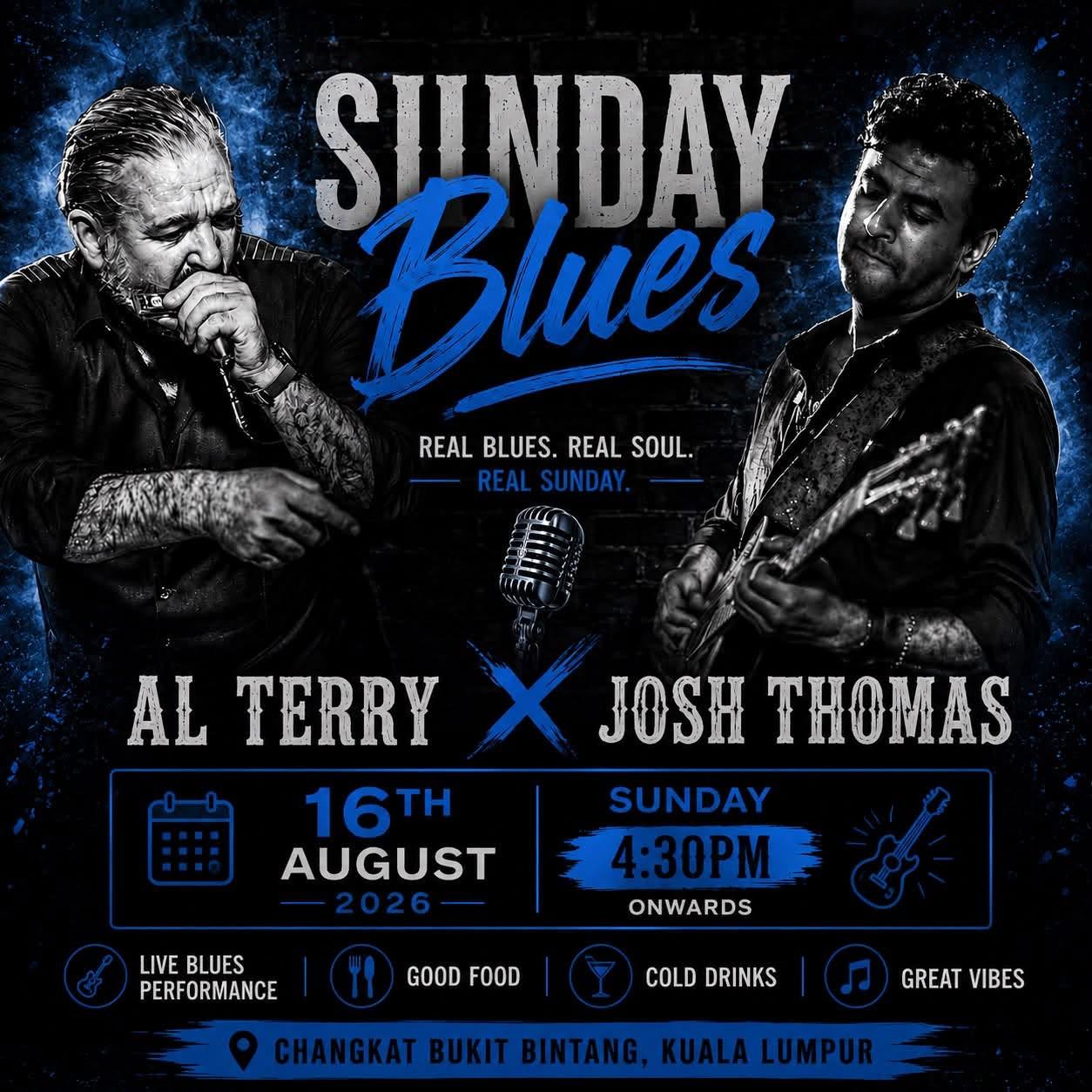 Sunday Blues at Havana Bar & Grill - Al Terry & Josh Thomas